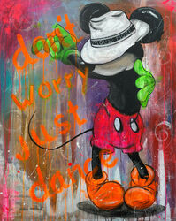 ARTIST ORIGINAL 80cm x 100cm Abstrakt Gemälde Modern XXL Bilder - Exklusive-ART