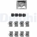 DELPHI LX0668 Zubehörsatz, Scheibenbremsbelag für AUDI CITROËN