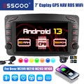 Autoradio 2+32G Android 13 Carplay GPS KAM Für Benz C-Klasse W203 CLK W209 W639