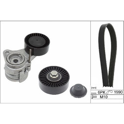 INA 529 0043 10 Keilrippenriemensatz für BMW 3 5 X3 6 1 X1 X5 Z4 7 E63 E64 E90