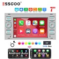 DAB 2+64G Carplay Für Ford Focus Transit MK7 S-Max Autoradio Android 14 GPS NAVI