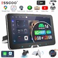 DAB+ Carplay 6+128G 8Kern Android 14 Autoradio 1 DIN 360° Drehbar Bildschirm KAM