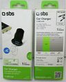 USB KFZ Auto Ladegerät Dual 2,4A 12V Adapter ohne Ladekabel SBS Schwarz 160578