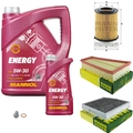 MANN Inspektionspaket 6 L MANNOL Energy 5W-30 für Mercedes B-Klasse W246