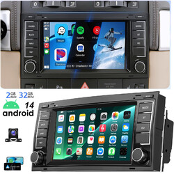 Für VW T5 Multivan Touareg Transporter Android 13 Autoradio GPS BT SWC Navi +KAM