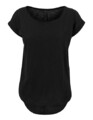 Damen T Shirt hinten extra lang Ladies Long Slub Tee Build Your Brand XS - 5XL