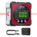Digitaler Winkelmesser Neigungsmesser Laser Wasserwaage mit LCD Display, Type...