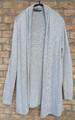ZWILLINGSHERZ Damen Pullover Gr. 3 ( M- L ) Strick Kaschmir Cardigan Grau Super