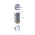 1x Kraftstofffilter KNECHT KL 43 passend für FORD HONDA MG ROVER LAND ROVER
