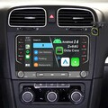 Android 14 CarPlay Autoradio 64G GPS RDS BT Wifi Für VW GOLF Plus 5 6 Passat T5