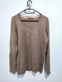edc by Esprit Feinstrick-Pullover Gr. M Taupe/Braun 40% Viskose