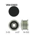 1x Generatorfreilauf SKF VKM 03820 passend für MERCEDES-BENZ