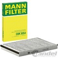 MANN INNENRAUMFILTER AKTIVKOHLEFILTER passend für OPEL ASTRA ZAFIRA | CUK 3054