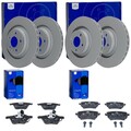 ATE BREMSSCHEIBEN + CERAMIC BELÄGE VORNE + HINTEN passend für AUDI A6 Allroad C6
