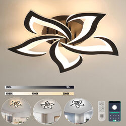 Dimmbar LED Deckenleuchte Wohnzimmer Modern Deckenlampe Wohnzimmer Küche Büro 