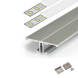 LED Aluprofil 1m 2m LED Alu Schiene Licht Leiste Led Streifen Lichtvoute⭐⭐⭐⭐⭐ Top Qualität✅große Auswahl✅Zubehör✅✅alupona®👍👍