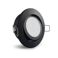 LED Einbaustrahler Einbauleuchte Einbaurahmen Spot schwarz dimmbar Set GU10 230V