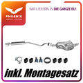 Opel Astra G 1.4 1.6 (1998-2005) Fließheck Mittel+Endschalldämpfer Auspuffanlage