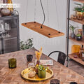 Ess Wohn Schlaf Zimmer Beleuchtung Holz schwarz Hänge Lampe LED Pendel Leuchte 