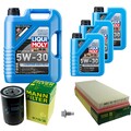 MANN Inspektionspaket 8 L LIQUI MOLY Longtime High Tech 5W-30 für Jaguar X-Type