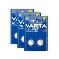 3x Varta CR2032 2032 Litihum 6032 Knopfzelle 3V Batterie 2er Blister Frisch