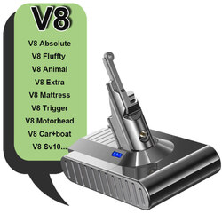 2024 9000mAh Akku Für Dyson V8 V7 V6 V10 akku Animal Absolute Staubsauger SONY