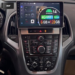 DAB+ Für Opel Astra J 2009-2014 6+128G Android 14 Autoradio Apple Carplay GPS BT
