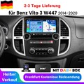 10" Android 14 DAB+ Autoradio GPS Navi 4+64G für Mercedes Benz Vito W447 14-2021