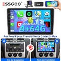 Android 14 Autoradio Für Ford Focus Transit MK7 S-Max 4+64G Carplay GPS DAB+ Kam