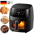 Heißluftfritteuse XXL Airfryer 8L Friteuse Fritteusen Grill 1800W Digital Multi