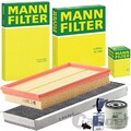 MANN FILTER INSPEKTIONSPAKET passend für FORD FIESTA 4 COURIER MAZDA 121 50+60PS