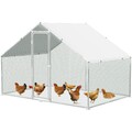 Freilaufgehege 3x2x2m Hühnerstall Verzinkter Stahl Kleintierstall Hühnerhaus ...