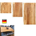 Waschtischplatte Holzplatte Baumkante Waschtischkonsole Esstisch Tischplatte DE