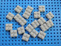 Lego 20 x Platte Bauplatte flach  2x2  3022  neu  hellgrau 