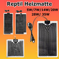 Reptile Terrarium Pet Wärmematte Heizmatte Amphibien Heizkissen Thermostatregler