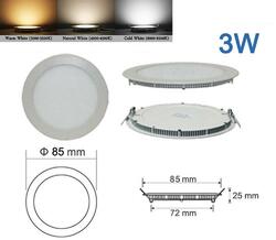 10x 24W-3W LED Panel Einbaustrahler Leuchte Deckenleuchte Wandleuchte Ultraslim