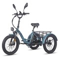 20 Zoll FAFREES 3 Räder Fahrrad mit Korb Elektrofahrrad Elektro Dreirad 21AH EU