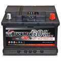 Autobatterie 12V 60Ah BlackMax Starterbatterie ersetzt 52Ah 55Ah 61Ah 62Ah 63Ah