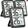 Antonki 3 Stück Raum Thermometer Innen Hygrometer, Temperatur und 