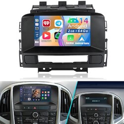 Für Opel Astra J 2009-2014 2+64GB Android 14 Autoradio Apple Carplay GPS Navi BT