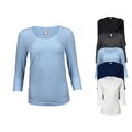 Tee Jays Damen T-SHIRT MIT 3/4 ÄRMEL -Women´s Stretch 3/4 Sleeve Tee- Neu TJ460
