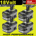 4x Für Ryobi Akku 18V 9Ah HP Lithium ONE+ Plus RB18L50 P108 /Ladegerät
