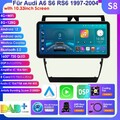 Für Audi A6 8+128GB 8Core Carplay 10.33"Android 12 Autoradio GPS Navi WIFI BT5.0