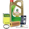 MANNFILTER ÖLFILTER+5L CASTROL EDGE 5W-30 LL FÜR AUDI TT 8J 2.0 TFSI 06-14