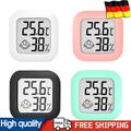 LCD Digital Display Hygrometer Mini Humidity Sensor with Face Icon Household Use