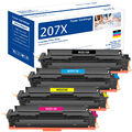 M/N Chip Toner Set für HP 207A 207X Color LaserJet Pro MFP M283fdw M283fdn 255dw