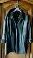 Christ  - Damen - Lammfell -Leder Long-Jacke in schwarz - Gr. 44