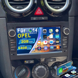 Android 14 Für Opel Corsa C D Vectra Astra H Zafira B GPS Navi Autoradio 4G+64G