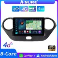 4G+64G Autoradio Android 14 Apple Carplay GPS für Hyundai i10 II BA IA 2013-2019
