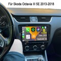 Für Skoda Octavia III 2014-2018 Carplay 128G Android 14 Autoradio GPS NAVI DAB+